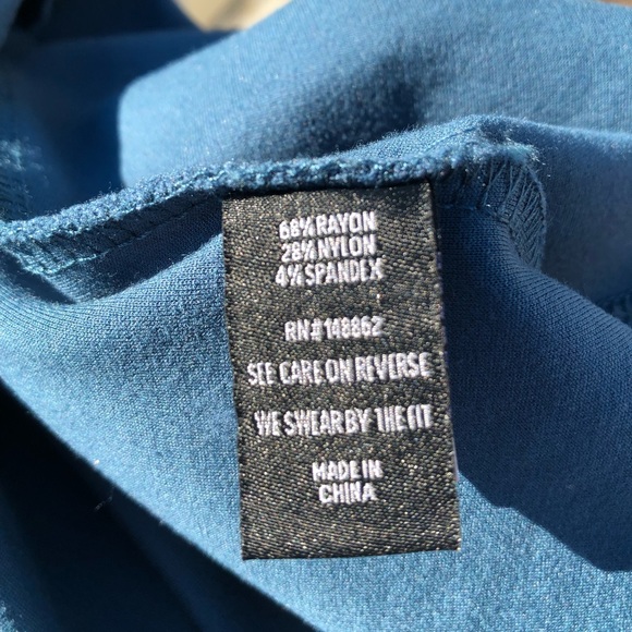 Torrid Size 2 Teal Pencil Skirt - Picture 10 of 10